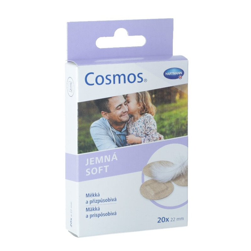 Cosmos Soft jemná náplasť na rany, 20 ks