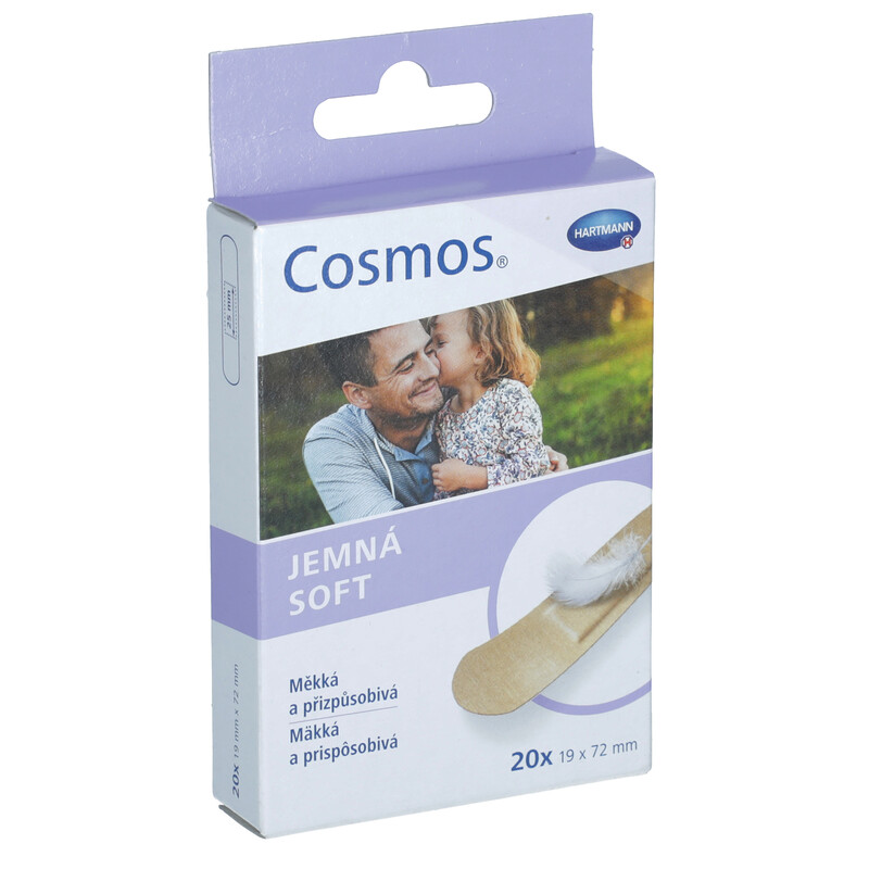 Cosmos Soft jemná náplasť na rany, 20 ks
