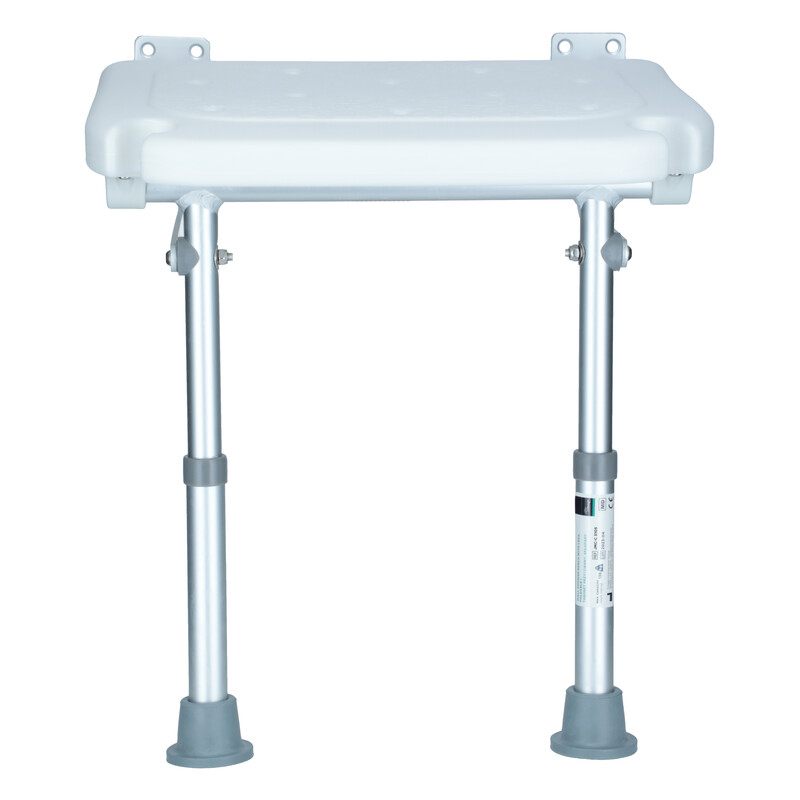 Nástenná sklopná sedačka s nožkami