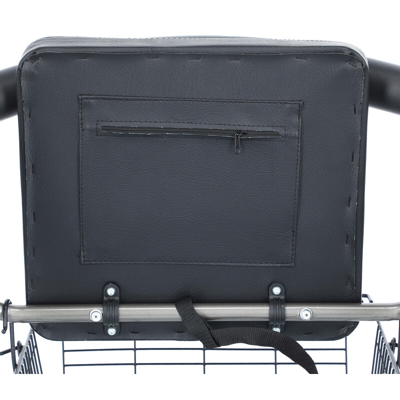 Štvorkolesové chodítko odľahčené, sivé