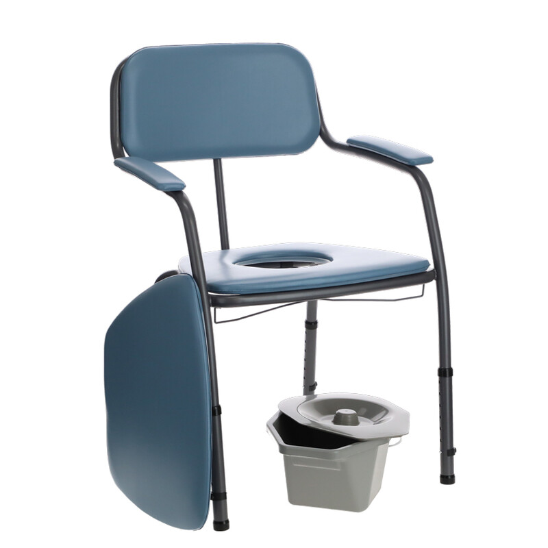 Toaletná stolička so širším sedom