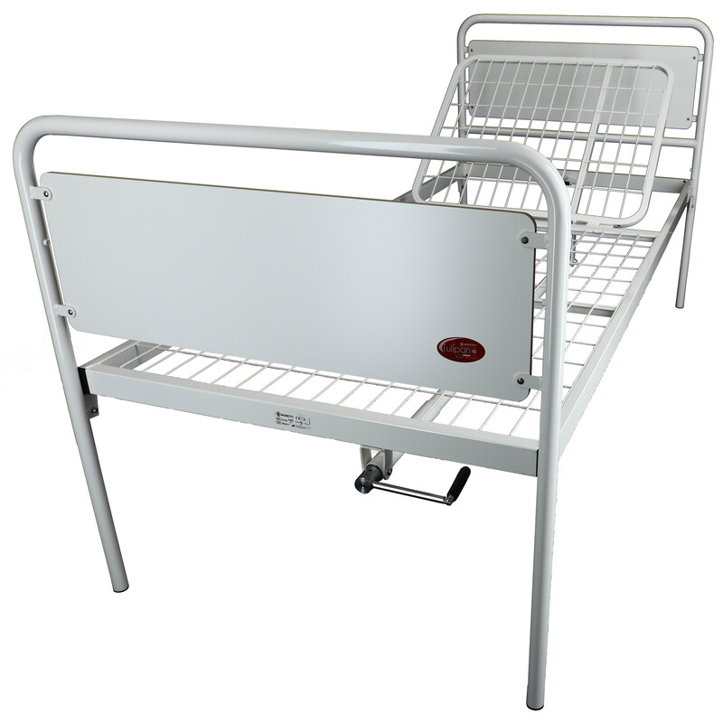 Polohovacia posteľ mechanická - dvojdielna