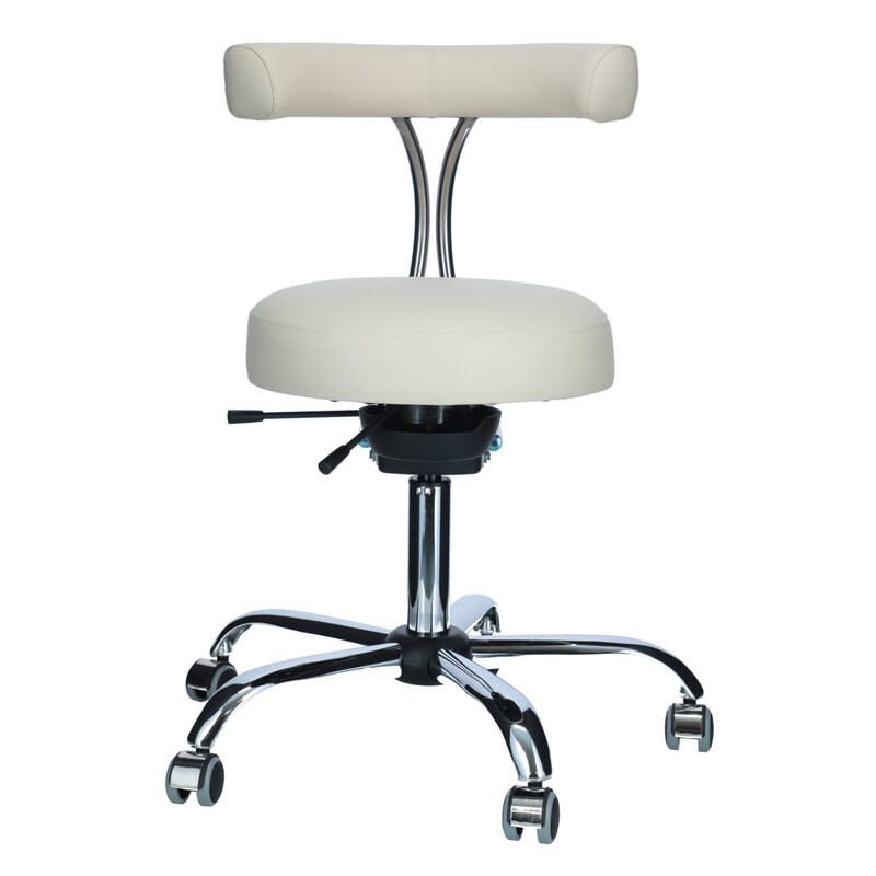 Ergonomická stolička do ambulancie, čierna