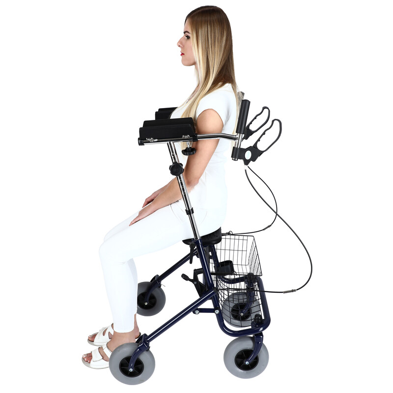 Štvorkolka s predĺženými lakťovými opierkami