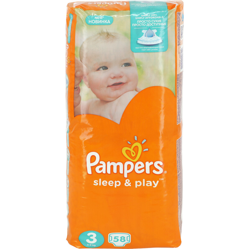 Pampers Sleep & Play 3 Midi (5 – 9 kg)