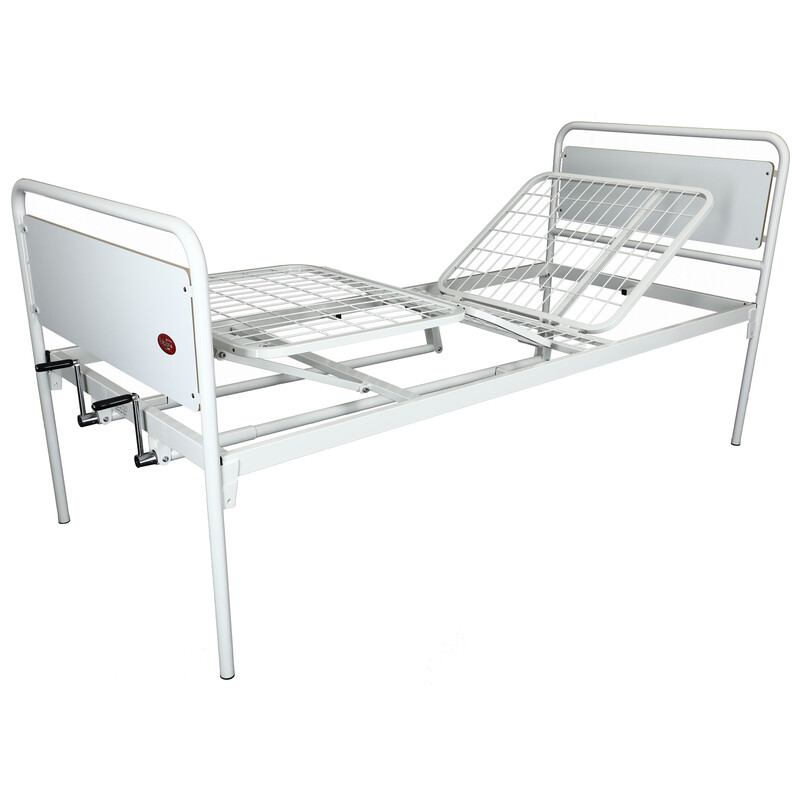 Polohovacia posteľ mechanická - štvordielna