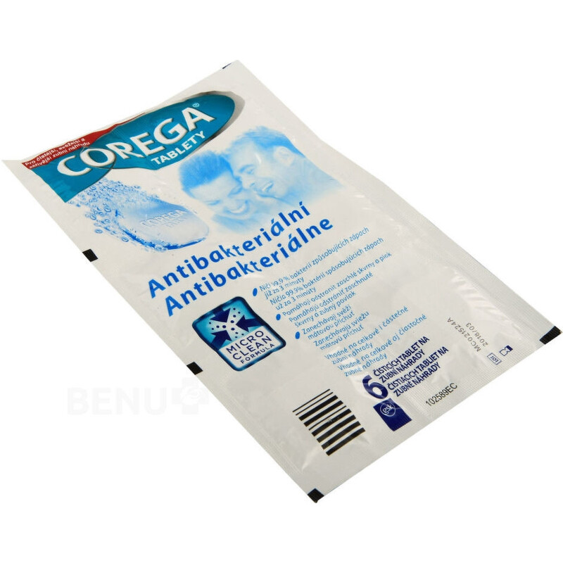 Corega- čistiace tablety antibakteriálne