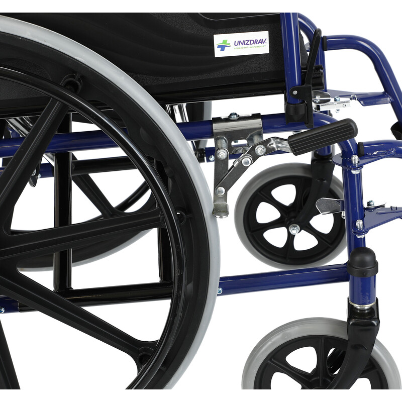 Invalidný vozík UNIZDRAV - oceľový