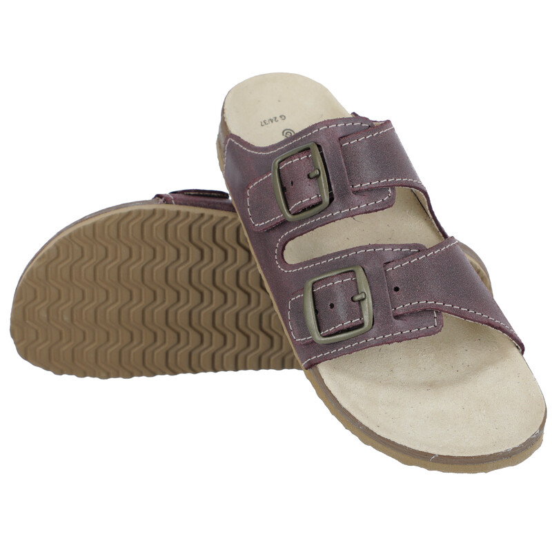 Zdravotná ortopedická obuv  - typ 16 bordová