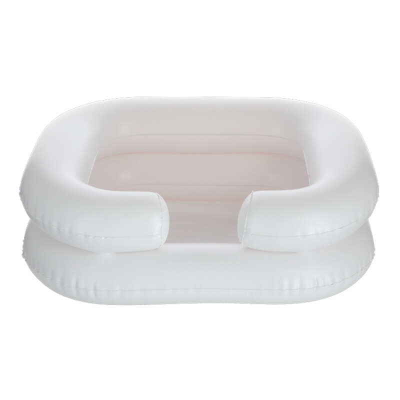 Gumené umývadlo na vlasy s prenosnou sprchou