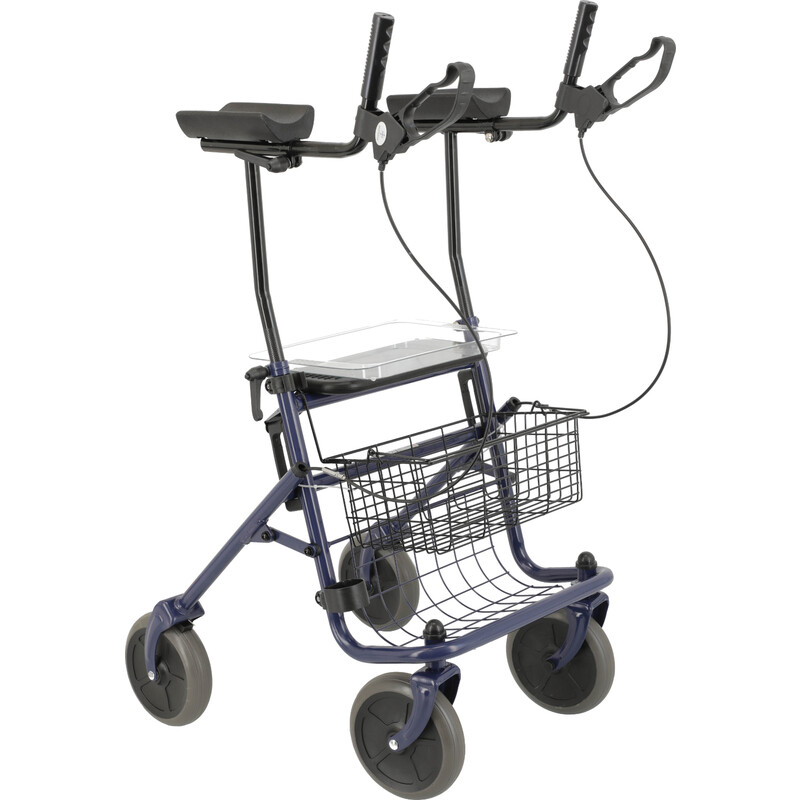 Pojazdné chodítko s predĺženými lakťovými opierkami