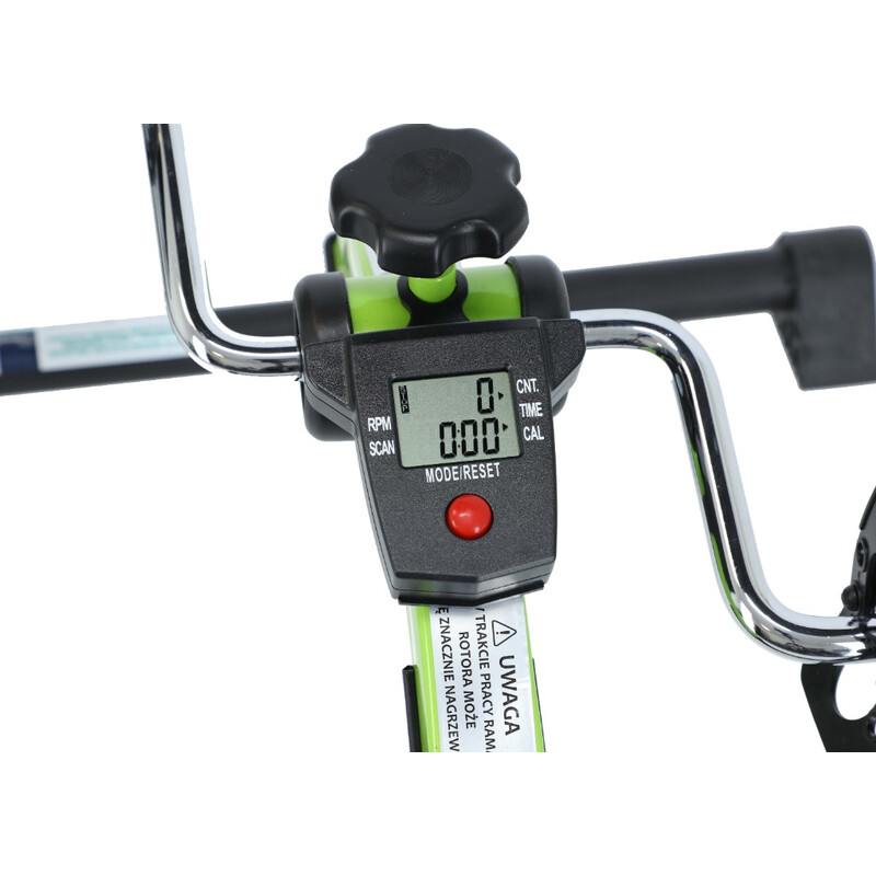 Šliapací trenažér s počítadlom, zelený