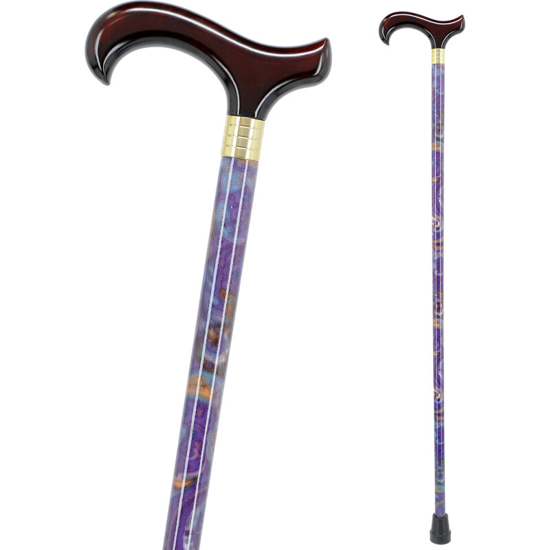 Drevená vychádzková palica - ozdobná (91 cm)