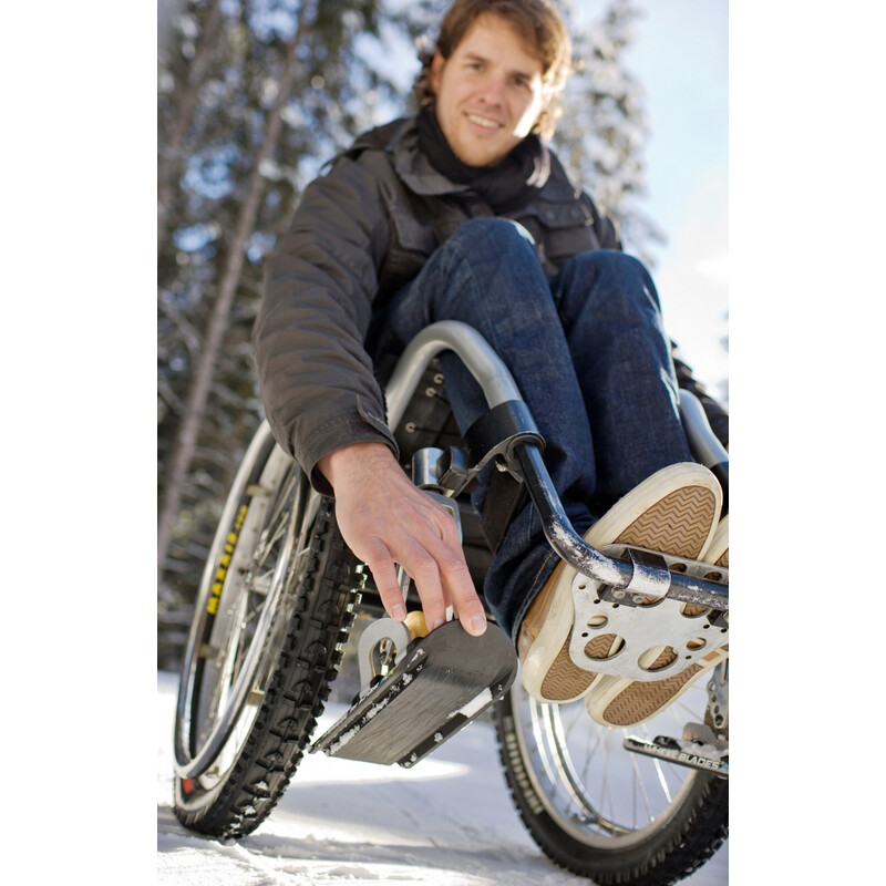 Minilyže na invalidný vozík