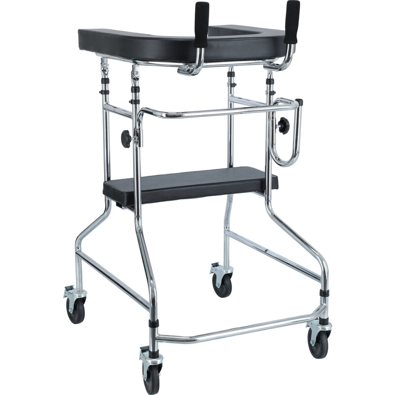 Pojazdné chodítko s opornou plochou a sedadlom