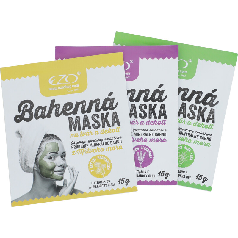 Bahenná maska z mŕtveho mora na tvár