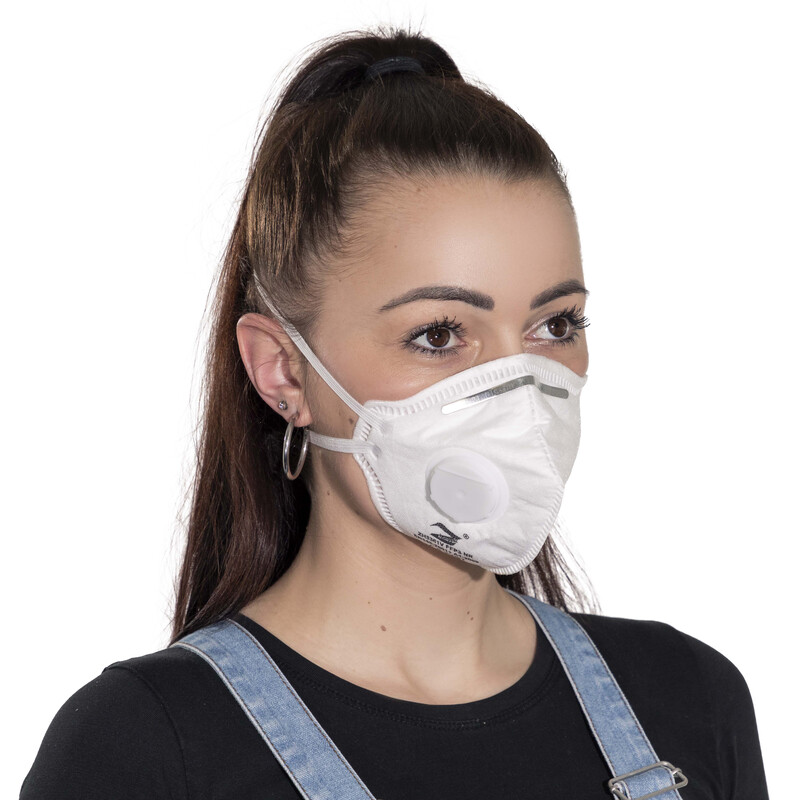 Respirátor FFP3 s filtrom, biely