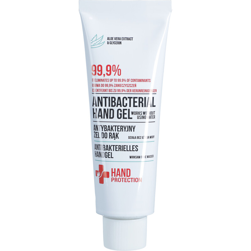 Antibakteriálny gél na ruky s aloe vera, 100 ml