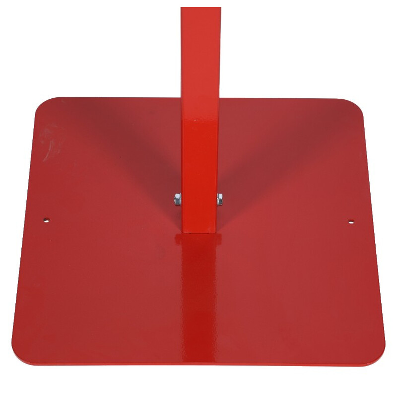 Stojan červený na dezinfekciu rúk s dezinfekčným prostriedkom DEZIMAX, 500 ml