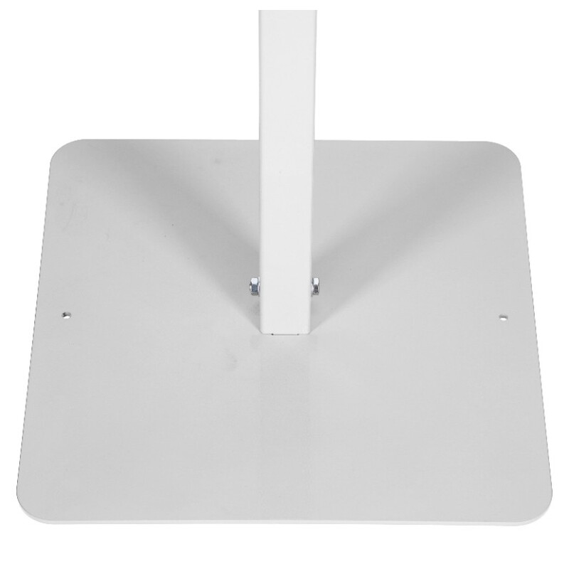 Stojan biely na dezinfekciu rúk, bez dezinfekcie, 100 cm