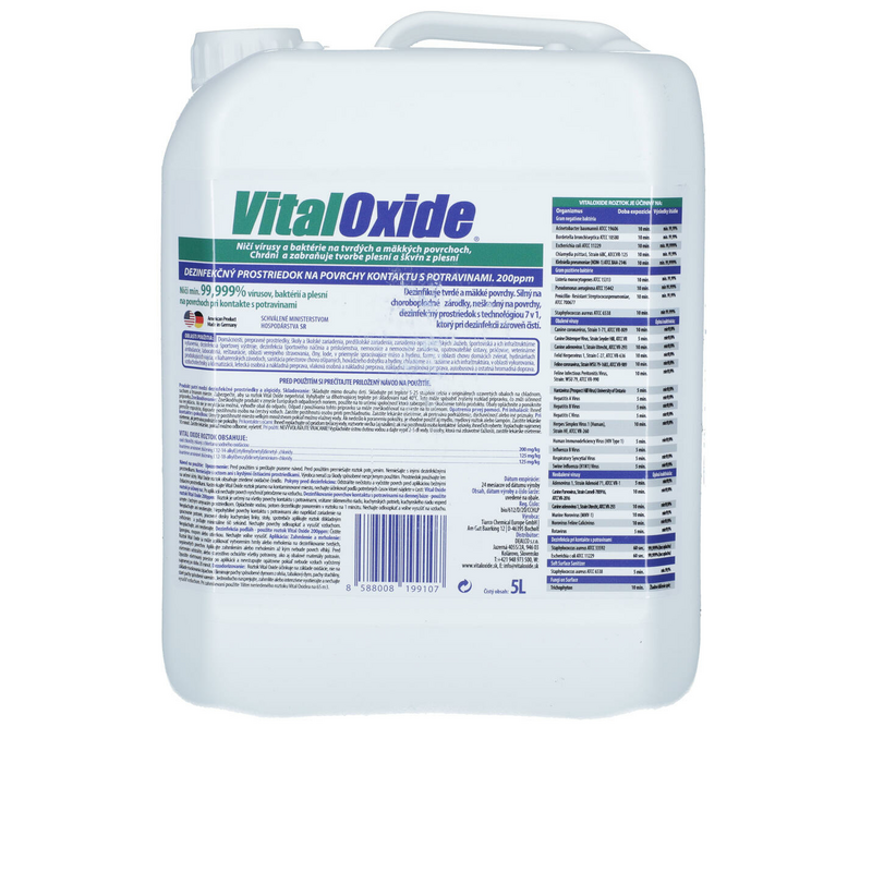 Dezinfekčný prípravok Vital Oxide