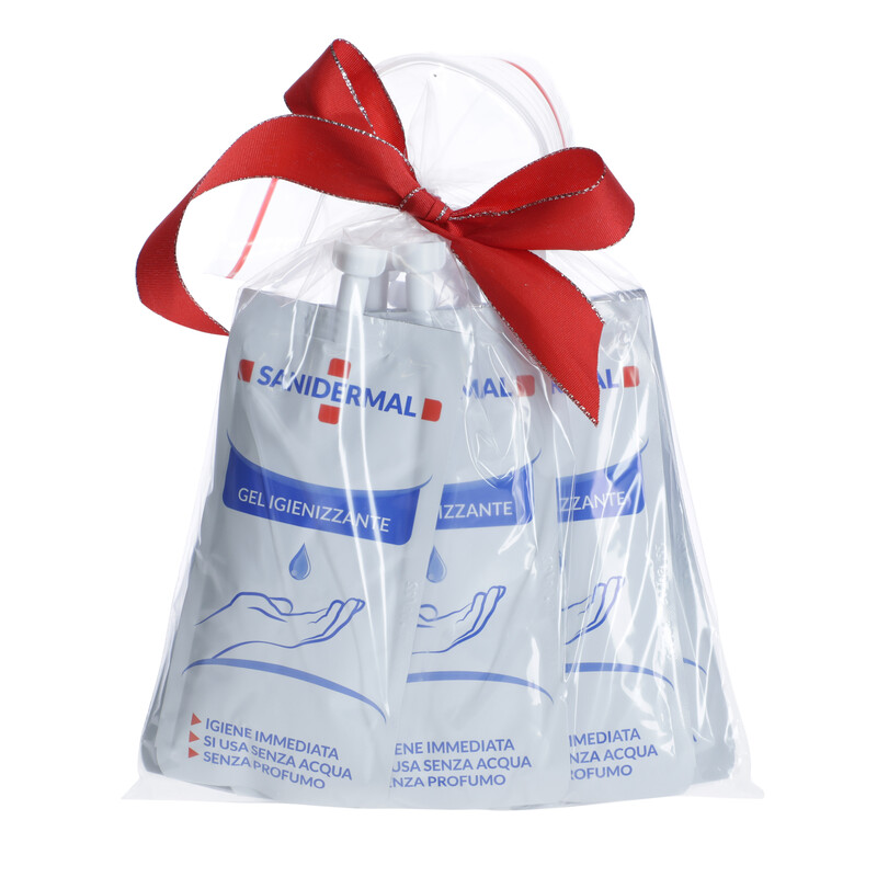 Vreckový antibakteriálny gél do kabelky Sanidermal, 30 ml - 9 + 1 ZDARMA