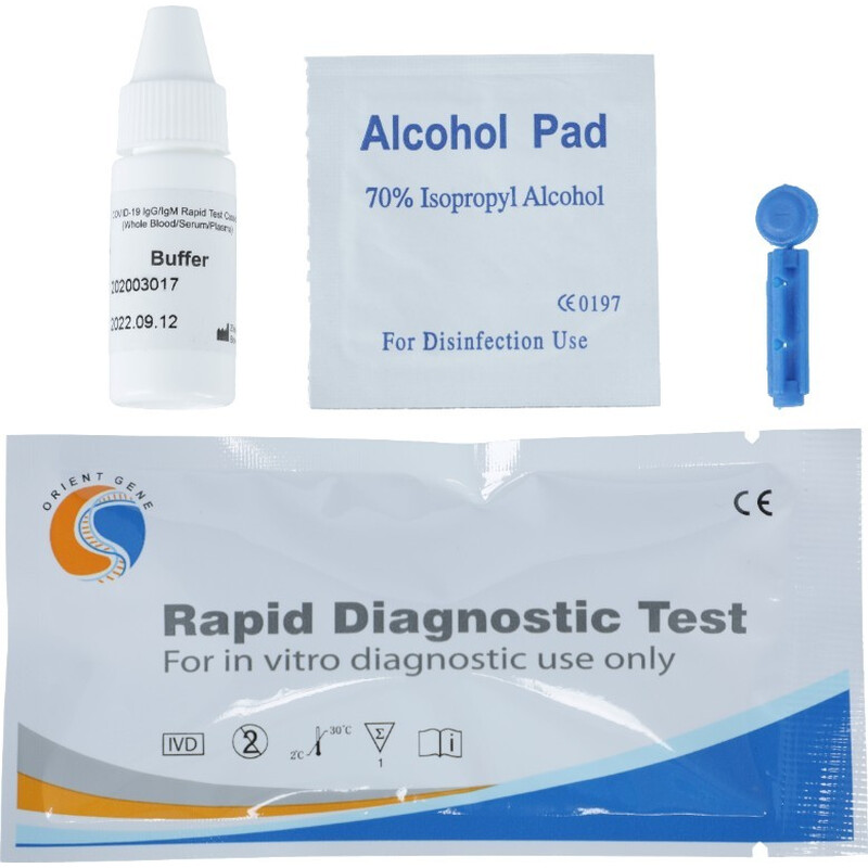 Certifikované rýchlotesty na COVID-19 s 97,5 % úspešnosťou výsledkov, 5 ks balenie
