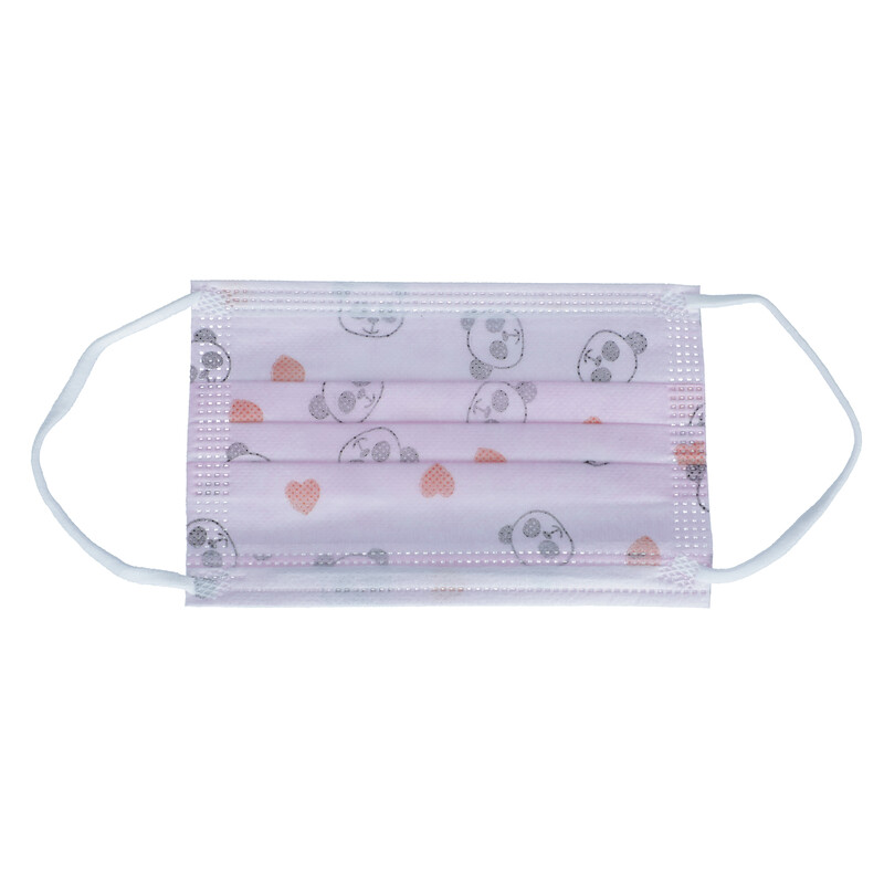 Detské rúško na tvár s gumičkou, 10 ks