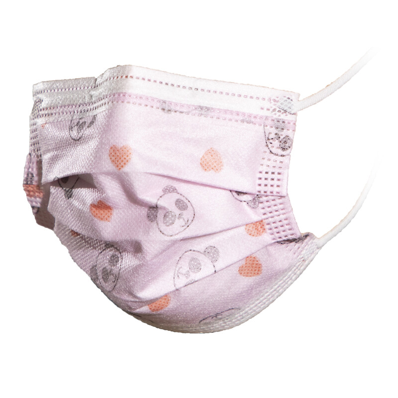 Detské rúško na tvár s gumičkou, 10 ks