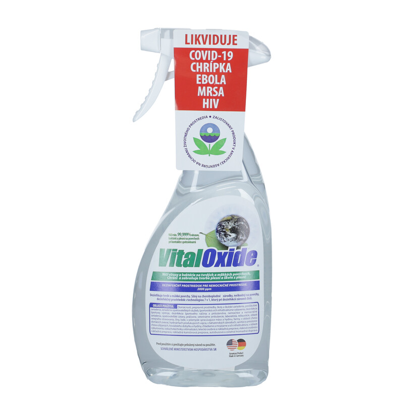 Dezinfekčný prípravok pre nemocničné prostredie Vital Oxide, 0,5 l