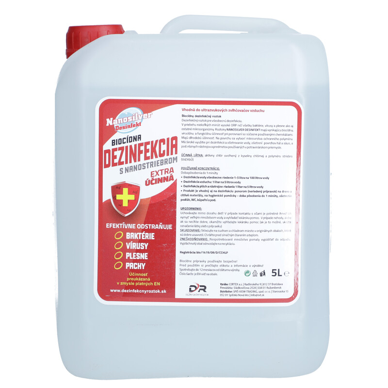 Dezinfekcia Nanosilver Desinfekt, 5 l
