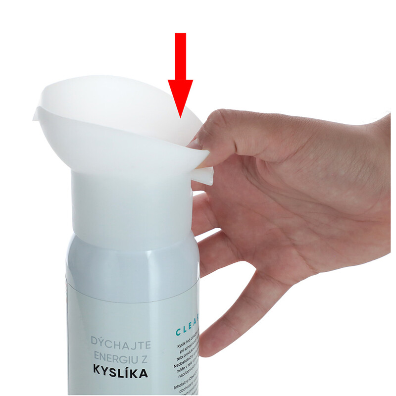 Kyslíková fľaša s náustkom ClearO2 Oxygen, 15 l