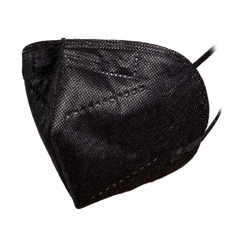 Respirátor FFP2 bez výdychového ventilu, čierny