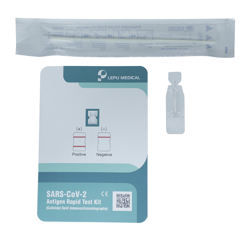 Neinvazívny antigénový certifikovaný výterový test na COVID-19 s 99 % úspešnosťou výsledkov, 25 ks