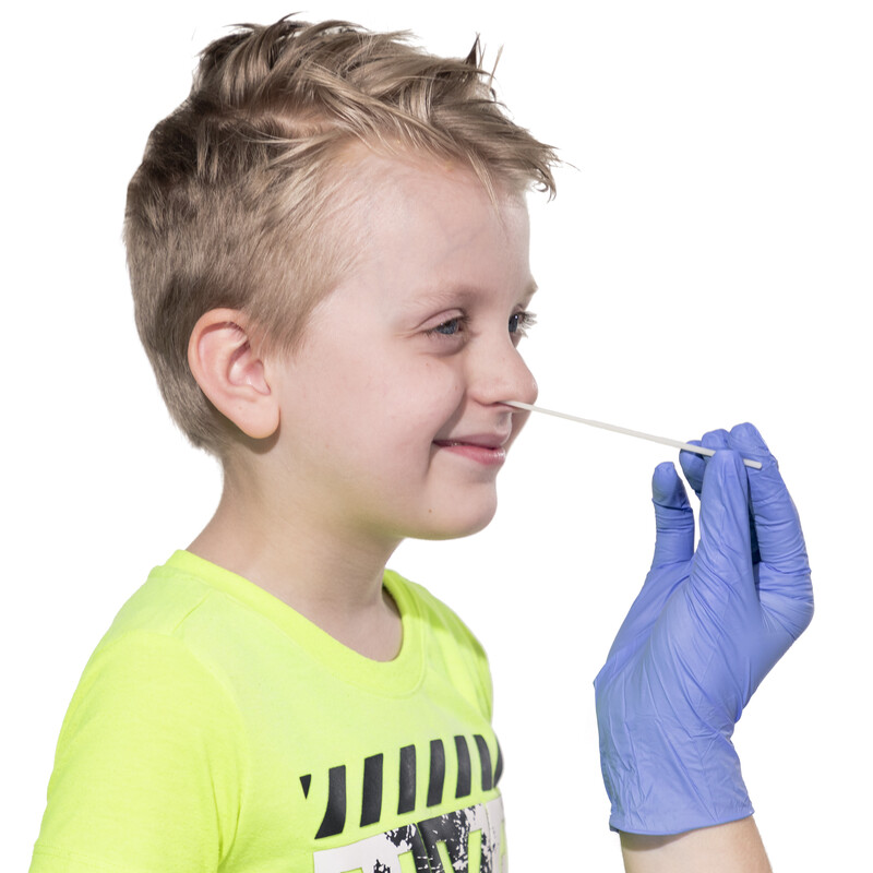 Neinvazívny antigénový certifikovaný výterový test na COVID-19 s 99 % úspešnosťou výsledkov, 25 ks