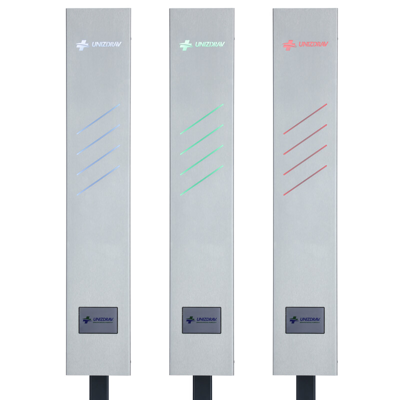 Germicídny žiarič UNIZDRAV s displejom uzavretý mobilný