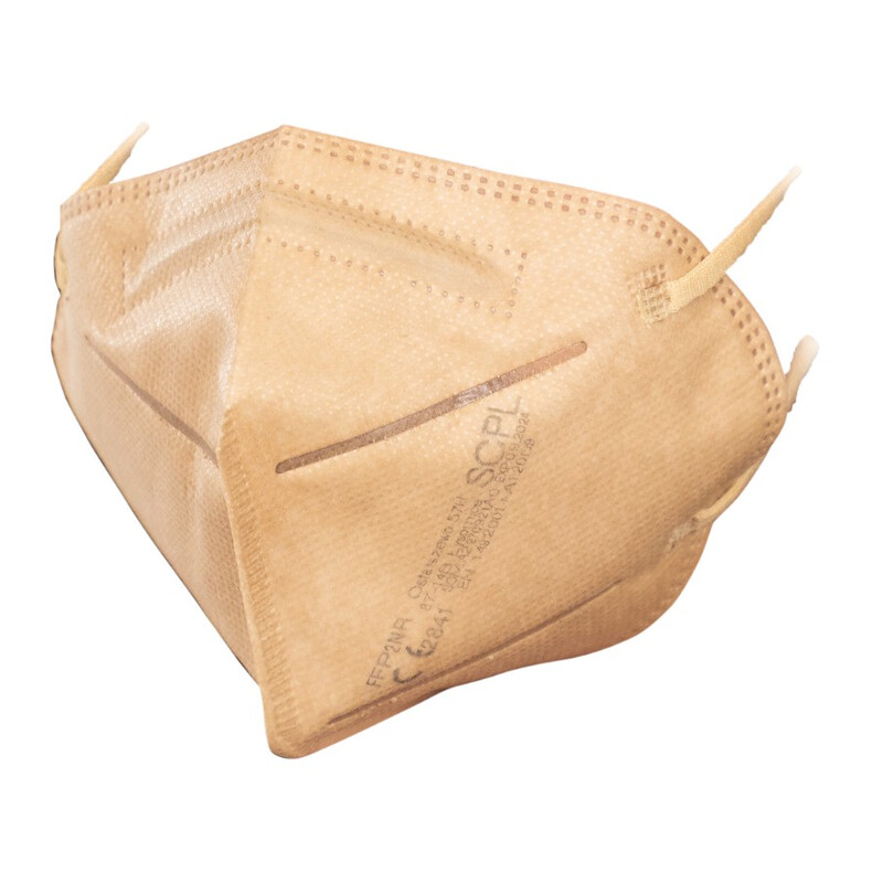 Respirátor FFP2 bez výdychového ventilu, béžový