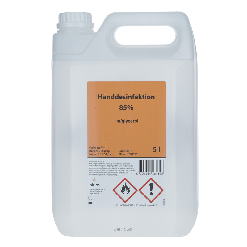 Tekutá dezinfekcia na ruky Plum, 5 l