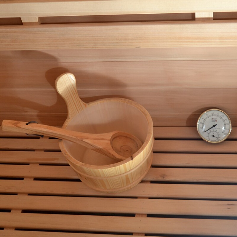 Fínska sauna pre 2 – 3 ľudí so saunovou pieckou