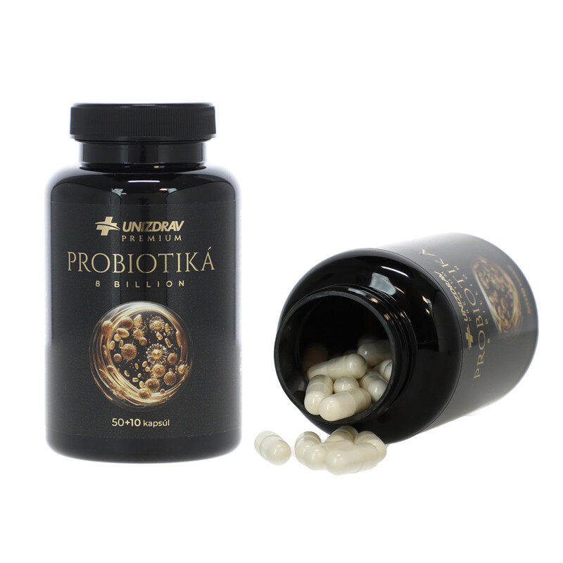 Probiotiká 8 billion UNIZDRAV, 50 + 10 kapsúl zdarma
