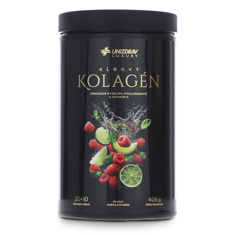 Kĺbový kolagén UNIZDRAV malina & limetka, 20 + 10 dávok zdarma