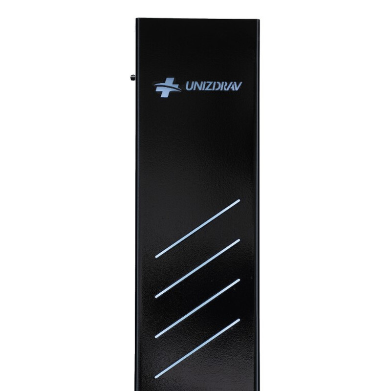 Germicídny žiarič UNIZDRAV uzavretý mobilný – čierne vyhotovenie