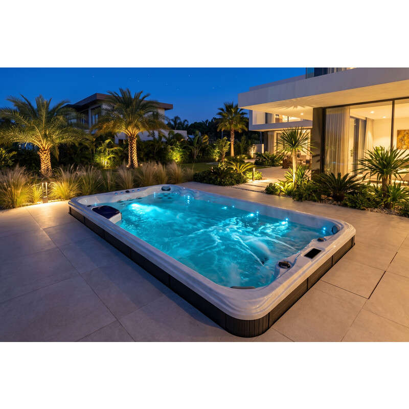 SwimSpa LUX SUNRANS SR853 s protiprúdom a technológiou Balboa