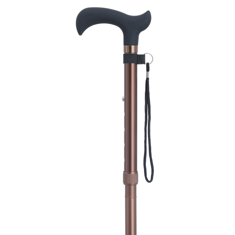 Skladacia palica Derby hnedá