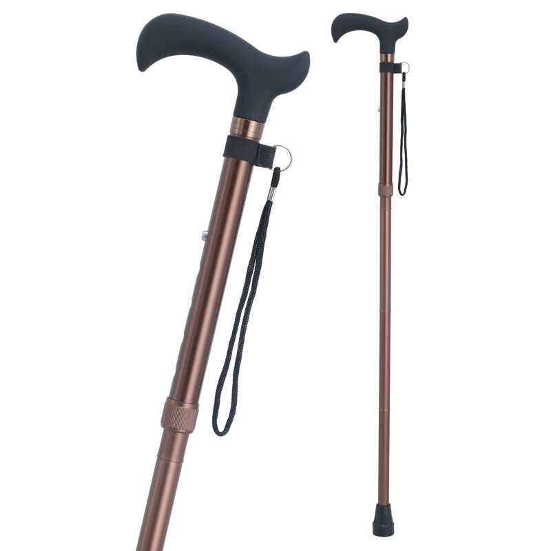 Skladacia palica Derby hnedá