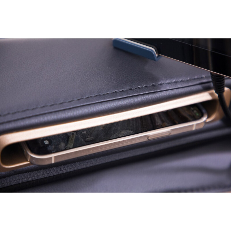 Masážne elektrické kreslo LUX 4D MASSAGER, modrozlaté