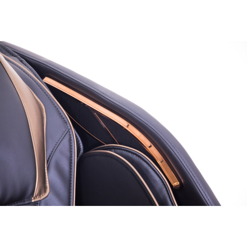 Masážne elektrické kreslo LUX 4D MASSAGER, modrozlaté