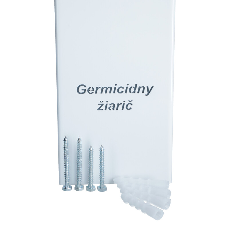 Germicídny žiarič UNIZDRAV uzavretý nástenný – biele vyhotovenie