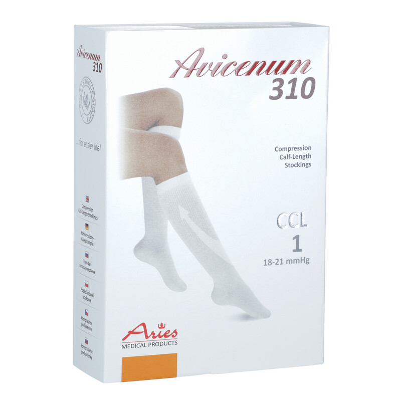 Avicenum 310 DEN – lýtkové pančuchy, čierne