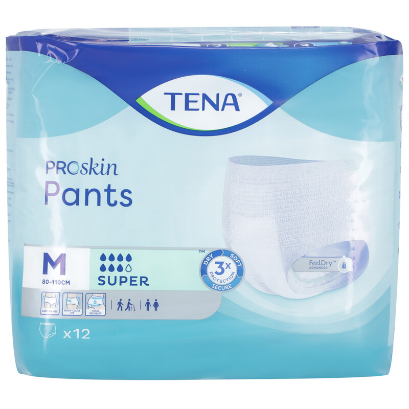 Tena Pants Super - Medium, 12 ks